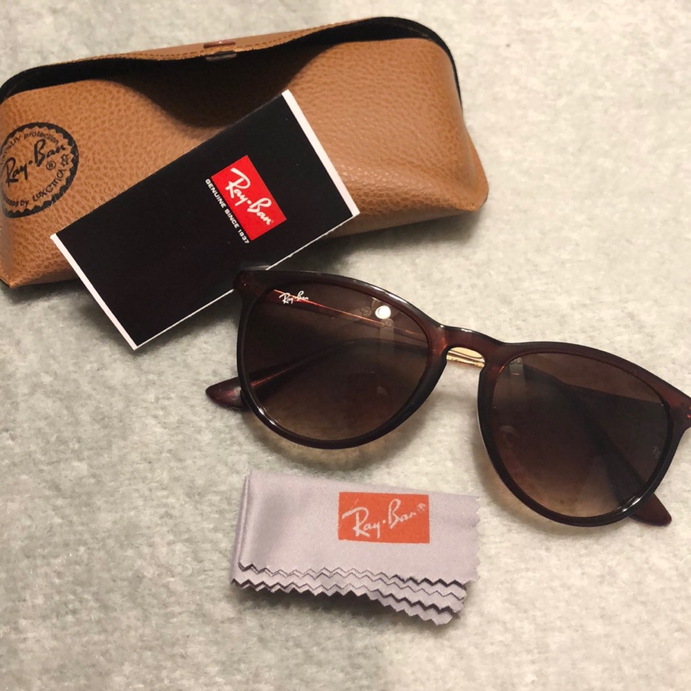 Ray-Ban Erika collection- brown and gold frame
